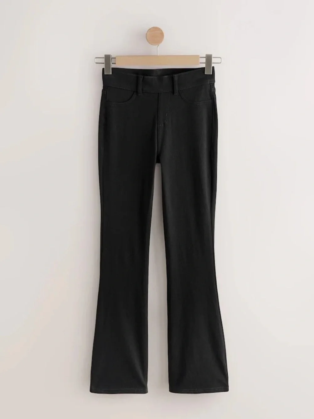 next Black Flare Wide-Leg Jeans
